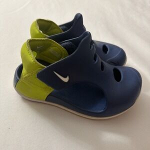 NIKE Sunray Protect 3 Sandal‎ Toddler & Little Kid size 5C blue green shoes Shoe
